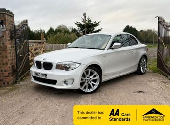 BMW 120 2.0 120D EXCLUSIVE EDITION 2DR AUTO COUPE (ALIPNE WHITE) F.S.H L