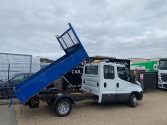 IVECO DAILY 35-140 2.3 TD AUTOMATIC LWB CREW CAB TIPPER TIPPING DROPSIDE 61K