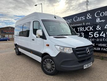 MERCEDES-BENZ SPRINTER 314 CDI 2.1 143 9G AUTOMATIC L2H2 MWW HI ROOF WINDOW VAN 84K FMB