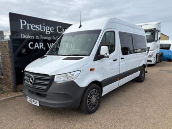 MERCEDES-BENZ SPRINTER 314 CDI 2.1 143 9G AUTOMATIC L2H2 MWW HI ROOF WINDOW VAN 84K FMB