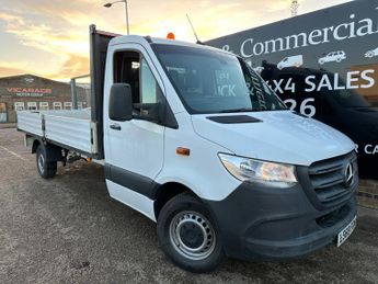Mercedes Sprinter 314 CDI 2.1 143 AUTOMATIC 7G LWB L3 DROPSIDE PICK UP TRUCK 1 OWN