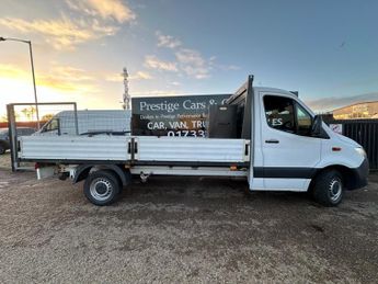 MERCEDES-BENZ SPRINTER 314 CDI 2.1 143 AUTOMATIC 7G LWB L3 DROPSIDE PICK UP TRUCK 1 OWN
