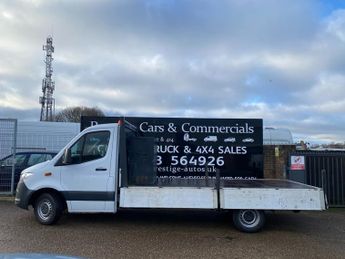 MERCEDES-BENZ SPRINTER 314 CDI 2.1 143 AUTOMATIC 7G LWB L3 DROPSIDE PICK UP TRUCK 1 OWN