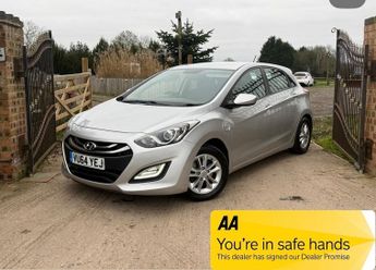 Hyundai I30 1.6 CRDI BLUE DRIVE ACTIVE 5DR 112K (SILVER) A/C F.S.H AA APPROV