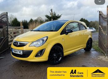 Vauxhall Corsa 1.3 CDTI ECOFLEX LIMITED EDITION 3DR 99K (YELLOW) F.S.H / M.O.T 
