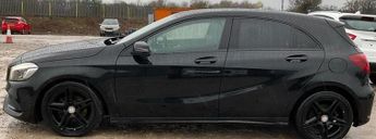 MERCEDES-BENZ A-CLASS A180d AMG Line Premium 5dr Auto + NIGHT PACK / SAT NAV / 20 TAX 