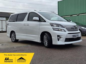 Toyota Vellfire Alphard Goldeneye ULEZ Fresh Import warranted mileage 
