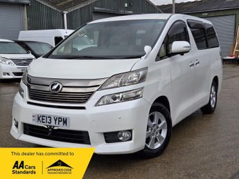 Toyota Vellfire Alphard 2.4 8 SEATER Fresh Import ULEZ warranted mileage 