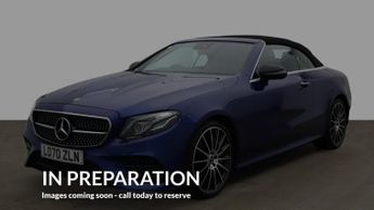 MERCEDES-BENZ E CLASS 2.0 E350 GPF AMG Line (Premium Plus) Cabriolet 2dr Petrol G-Tron