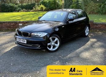 BMW 116 116i [2.0] SPORT 5DR 72K (BLACK) F.S.H AA APPROVED 