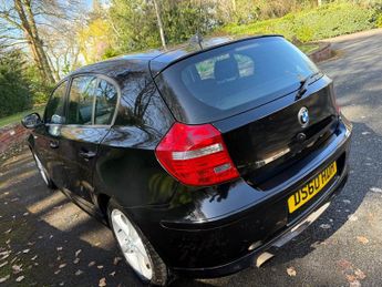 BMW 1 SERIES 116i [2.0] SPORT 5DR 72K (BLACK) F.S.H AA APPROVED 