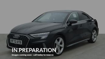 AUDI A3 1.0 TFSI 30 S line Saloon 4dr Petrol S Tronic Euro 6 (s/s) (110 