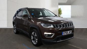 Jeep Compass 1.6 Multijet 120 Limited 5dr ++ NAV / CAMERA / LEATHER / CARPLAY