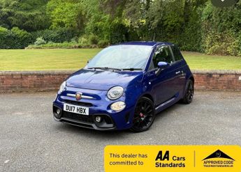 Abarth 595 1.4 T-JET 145 3DR 93K (BLUE) F.S.H 1 LADY OWNER