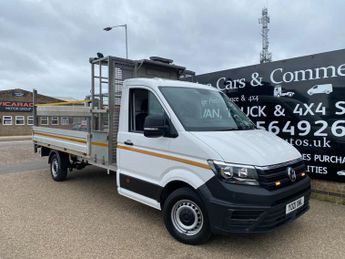 Volkswagen Crafter CR35 2.0 TDI 140PS LWB L3 DROPSIDE TAIL LIFT TRAFFIC MANAGEMENT 