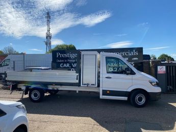 VOLKSWAGEN CRAFTER CR35 2.0 TDI 140PS L3 LWB DROPSIDE PICK UP TRUCK 97K FVWSH 1 OWN