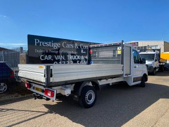 VOLKSWAGEN CRAFTER CR35 2.0 TDI 140PS L3 LWB DROPSIDE PICK UP TRUCK 97K FVWSH 1 OWN