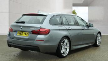 BMW 5 SERIES 525d M Sport 5dr Step Auto ++ PRO MEDIA / LEATHER / 19 INCH ALLO