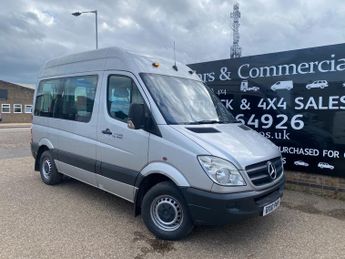 Mercedes Sprinter 313 CDI 2.1 AUTOMATIC SWB HI ROOF MINIBUS WHEELCHAIR RAMP 43K 1 