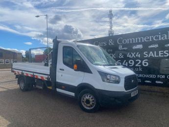 Ford Transit 350 2.0 TDCI 130 L3 LWB DROPSIDE PICK UP 68K 1 OWNER AIR CON HEA