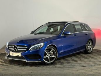 MERCEDES-BENZ C CLASS C300 BlueTEC Hybrid AMG Line Premium 5dr Auto