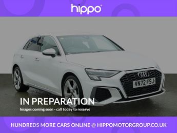 Audi A3 1.0 TFSI 30 S line Sportback 5dr Petrol Manual Euro 6 (s/s) (110