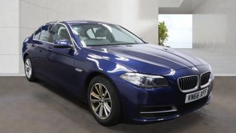 BMW 5 SERIES 520d 190 SE 4dr Step Auto + PRO MEDIA / LEATHER / 1 OWNER / 20 T