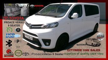 Toyota Proace 1.5D 9 Seater MPV Shuttle Medium 5dr NO VAT