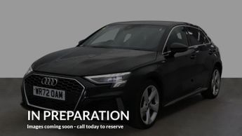 AUDI A3 1.4 TFSIe 40 S line Sportback 5dr Petrol Plug-in Hybrid S Tronic