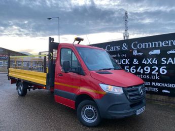 Mercedes Sprinter 314 CDI 2.1 143 LWB L3 DROPSIDE PICK UP TAIL LIFT 128K FSH 14FT 