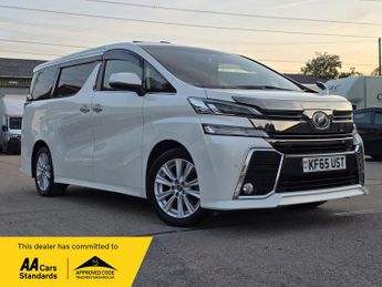 Toyota Vellfire Warrented mileage ULEZ dual sunroof