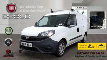 Fiat Doblo 1.6 Multijet 16V 5 Seater Crew Van NO VAT 