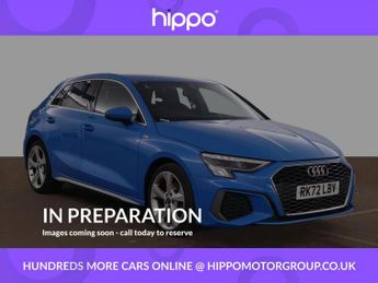 Audi A3 1.0 TFSI 30 S line Sportback 5dr Petrol Manual Euro 6 (s/s) (110