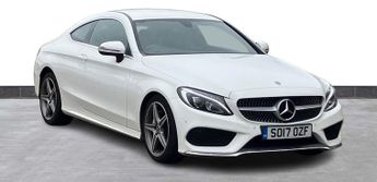 Mercedes C Class C220D AMG Line 2dr Auto ++ NAV / CAMERA / LEATHER / ULEZ / DAB +