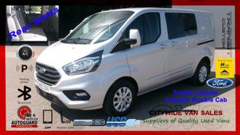 Ford Transit 2.0 EcoBlue 130ps Low Roof 6 Seater Double Cab Limited Van