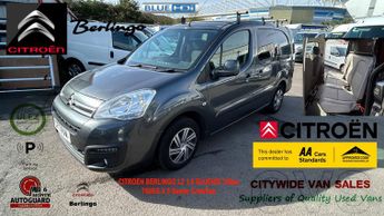 Citroen Berlingo 1.6 BlueHDi 750Kg X 100ps 5 Seater Crew Cab NO VAT
