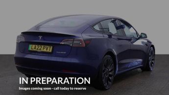 TESLA MODEL 3 (Dual Motor) Performance Saloon 4dr Electric Auto 4WDE (Performa