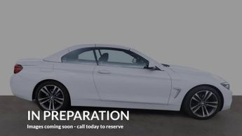 BMW 4 SERIES 2.0 420d Sport Convertible 2dr Diesel Auto Euro 6 (s/s) (190 ps)