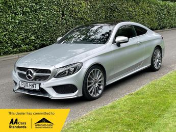 Mercedes C Class 2.1 C220d AMG Line (Premium) G-Tronic+ Euro 6 (s/s) 2dr