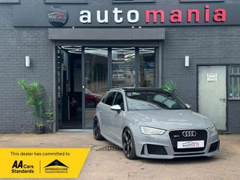 Audi A3 2.5 RS3 SPORTBACK QUATTRO NAV 5d 362 BHP **FINANCE OPTIONS AVAIL