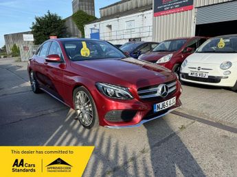 Mercedes C Class 2.0 C200 AMG Line (Premium Plus) 7G-Tronic+ Euro 6 (s/s) 4dr