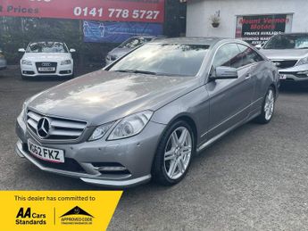 Mercedes E Class 2.1 E250 CDI BlueEfficiency Sport G-Tronic+ Euro 5 (s/s) 2dr