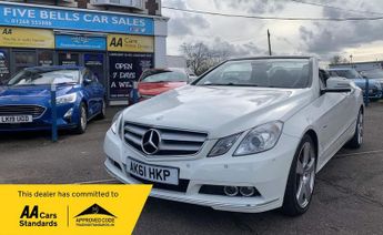 Mercedes E Class 3.0 E350 CDI V6 BlueEfficiency SE Cabriolet G-Tronic Euro 5 2dr