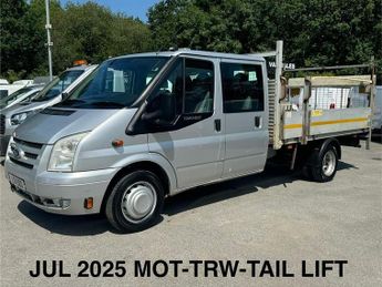 Ford Transit 2.4 CREW CAB TRW DROPSIDE WITH TAIL LIFT