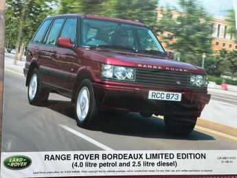 Land Rover Range Rover 4.0 V8 Bordeaux 5dr