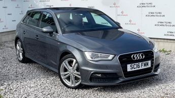 Audi A3 1.8 TFSI S line Sportback S Tronic quattro Euro 6 (s/s) 5dr (Nav