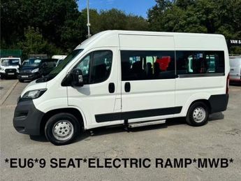 Peugeot Boxer 9 SEAT MINIBUS WITH ELECTRIC RAMP