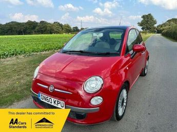 Fiat 500 1.2 Lounge Hatchback 3dr Petrol Manual Euro 5 (s/s) (69 bhp)