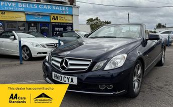 Mercedes E Class 3.5 E350 CGI V6 BlueEfficiency SE Cabriolet G-Tronic Euro 5 2dr