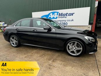 Mercedes C Class 2.0 C200 AMG Line (Premium Plus) G-Tronic+ Euro 6 (s/s) 4dr